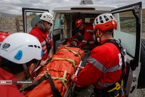 مانور امدادگران جمعیت هلال احمر