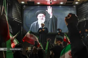 اجتماع مردمی در خونخواهی امام شهید امت - چهارراه کوکاکولا