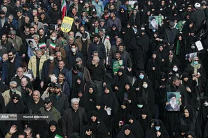 تشییع پیکر مطهر 100 شهید گمنام - معراج شهدا