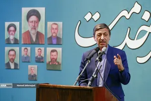 سخنرانی سید پرویز فتاح رییس ستاد فرمان اجرای امام(ره) در مراسم تجدید عهد با خادم حرم ایران "عهد خدمت" در حسینیه جماران