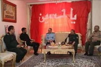 دیدار وزیر دفاع با خانواده شهید ربانی