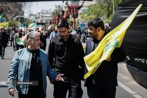 مراسم چهلمین روز شهادت حضرت آیت&zwnj;الله&zwnj; خامنه ای رهبر شهید انقلاب - 2