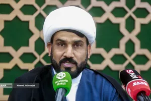 حجت&zwnj;الاسلام مسلم&zwnj;پور جمالی مدیر طرح ملی حبیب - نشست خبری &laquo;پویش غدیر&raquo;