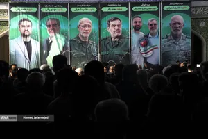 مراسم گرامیداشت سرلشکر شهید مهدی ربانی و سرلشکر شهید غلامرضا محرابی معاونان سابق اطلاعات و عملیات ستاد کل نیروهای مسلح