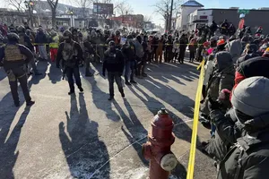 اعتراضات مردم به جنایت پلیس آمریکا