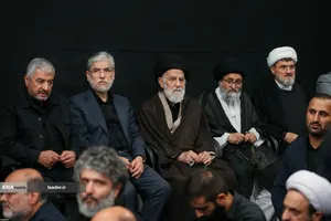 مراسم عزاداری شب هفتم محرم در حسینیه امام خمینی(ره)