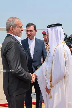 سفر رئیس جمهور به قطر