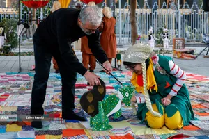 اولین روز اجراهای خیابانی جشنواره تئاتر فجر
