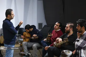 تمرین ارکستر سازهای ایرانی