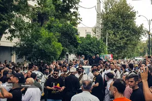 تشییع پیکر جهان پهلوان امامعلی حبیبی