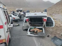 ۳ کشته و ۲ مصدوم در تصادف شاخ‌به‌شاخ محور مهریز ـ تنگ‌چنار