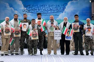 مراسم روز بسیج در حسینیه امام خمینی(ره)