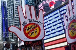 تظاهرات ضد ترامپ &laquo;بدون پادشاه&raquo; در سراسر آمریکا