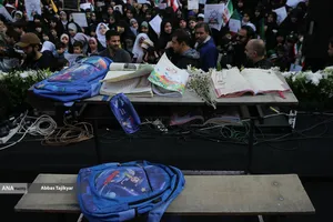 آیین چهلمین روز نوگلان دانش آموز میناب