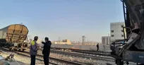 خروج قطار باری از ریل در ایستگاه پیشوا بدون تلفات جانی