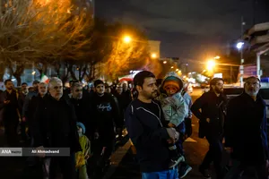 مراسم عزاداری در سوگ رهبر شهید انقلاب - میدان ونک