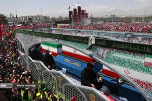 تشییع پیکر مطهر آقای شهید ایران و خانواده ایشان