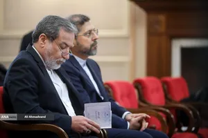 عباس عراقچی وزیر امور خارجه و سعید خطیب&zwnj;زاده معاون وزیر امور خارجه