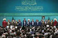 مراسم گرامیداشت عید بزرگ ولادت پیامبر اعظم(ص) و امام صادق(ع) در حسینیه امام خمینی(ره)