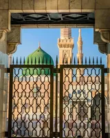 مسجدالنبی در روز بعثت پیامبر اعظم (ص) +فیلم