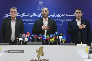 نشست خبری موسی&zwnj;الرضا حاجی&zwnj;بگلو، رئیس شورای عالی استان&zwnj;های کشور