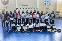 سومی دختران نوجوان هندبال ایران در مسابقات ازبکستان