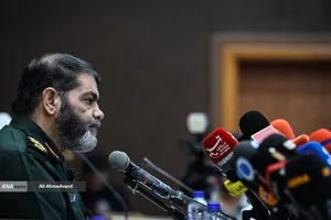 سردار حسین معروفی معاون هماهنگ&zwnj;کننده بسیج و رئیس ستاد گرامیداشت چهل و پنجمین هفته دفاع مقدس