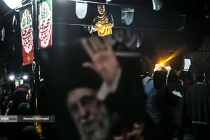 دومین شب عزاداری در سوگ رهبر شهید انقلاب - خیابان نبرد