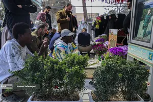 اولین جمعه سال جدید گلزار شهدای حملات تروریستی آمریکایی - صهیونی در جنگ رمضان - قطعه 42 بهشت زهرا(س)