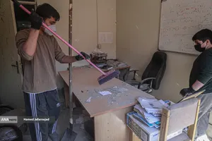 حمله هوایی آمریکایی و صهیونی به داﻧﺸﮕﺎه علم و صنعت ایران