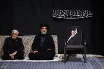 اولین شب مراسم عزاداری ماه محرم در جوار محل عروج ملکوتی قائد شهید انقلاب اسلامی
