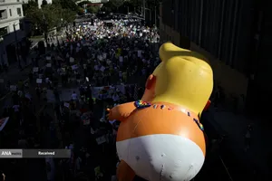 تظاهرات ضد ترامپ &laquo;بدون پادشاه&raquo; در سراسر آمریکا