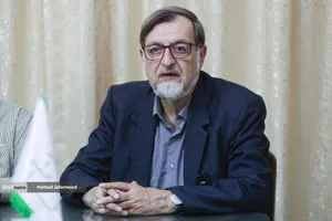  سیدمحمدرضا بهشتی فیلسوف و استاد فلسفه دانشگاه تهران در نشست خبری دومین جایزه استاد عالی نسب