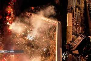 برخورد مرگبار دو قطار در یونان