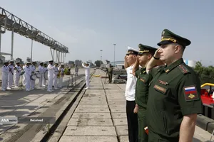 ورود شناور نیروی دریایی روسیه به رزمایش مرکب امداد و نجات دریای خزر ۲۰۲۵