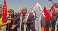 برای تجدید بیعت با رهبری و پاسخ به دشمنان در تشییع شهید مقاومت حاضر شدیم