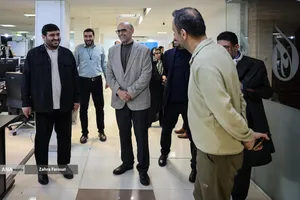 بازدید عليرضا لادن مقدم سرپرست معاونت علوم تربيتي و مهارتي دانشگاه آزاد از خبرگزاری آنا