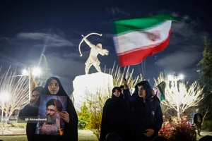 مراسم عزاداری در سوگ رهبر شهید انقلاب - میدان ونک