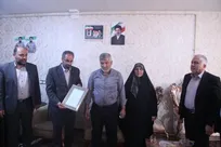 جزئیات دیدار  اعضای هیئت&zwnj;رئیسه دانشگاه آزاد اسلامی قزوین با خانواده شهید برینی