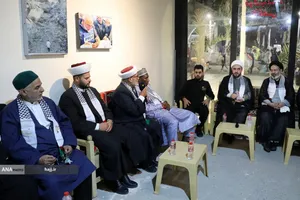 بازدید حجت&zwnj;الاسلام سیدعبدالفتاح نواب، نماینده ولی&zwnj;فقیه در امور حج و زیارت از موکب الاقصی فلسطینیان در مسیر مشایه و کربلای معلی 