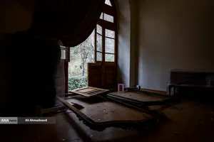 خسارات ناشی از تجاوز هوایی آمریکایی صهیونی به کاخ سعدآباد