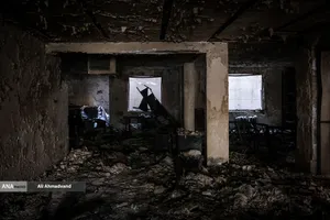 تخریب و آتش سوزی اموال عمومی در تهران