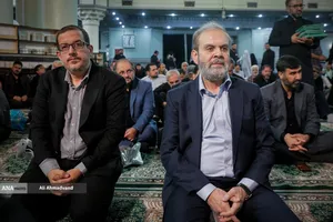 سیدعبدالله صفی&zwnj;الدین نماینده حزب&zwnj;الله لبنان در تهران در مراسم چهلمین روز شهادت دکتر محمدمهدی طهرانچی