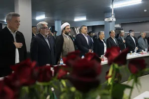 مراسم روز پرستار در بیمارستان حضرت امیرالمومنین(ع) با حضور رییس دانشگاه آزاد اسلامی