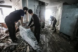 کمک نیروهای جهادی به جنگ زدگان