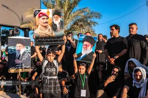 تشییع پیکر مطهر امام شهید در نجف اشرف