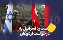 دست رد اسرائیل به درخواست اردوغان