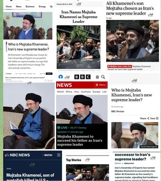 واکنش رسانه‌های انگلیسی زبان به انتخاب رهبر جدید ایران