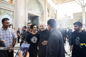 محمدباقر قالیباف رییس مجلس در مراسم گرامیداشت سرلشکر شهید مهدی ربانی و سرلشکر شهید غلامرضا محرابی معاونان سابق اطلاعات و عملیات ستاد کل نیروهای مسلح