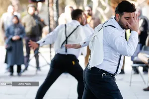 اولین روز اجراهای خیابانی جشنواره تئاتر فجر
